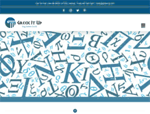 Tablet Screenshot of greekitup.com